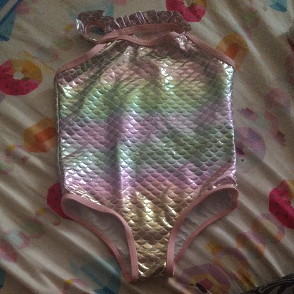 Pink Platinum Iridescent One Piece for Kids